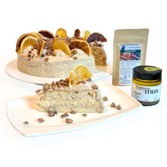 Walnuss-Orangen-Torte