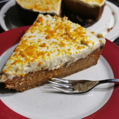 Frischkäse-Süßkartoffelkuchen