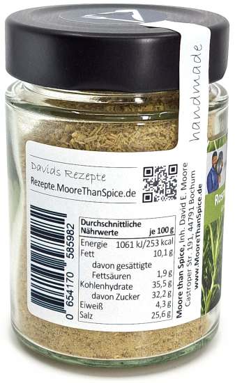 Rosmaringewürz mit Gewürzmühle