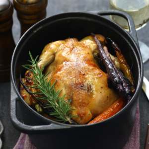 Ganzes Brathähnchen